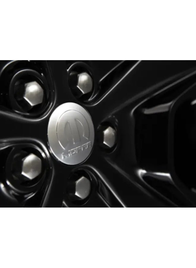 جيب موبار - طقم أغطية طبه العجل عدد 4 بشعار موبار - Image 1